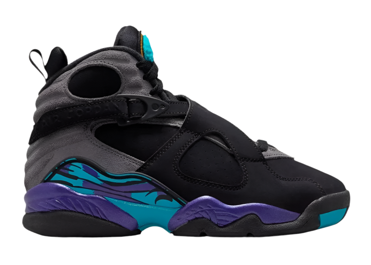Grade School Air Jordan 8 Aqua