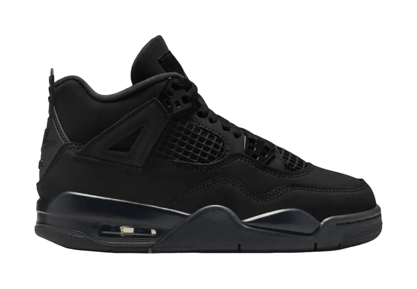 Grade School Air Jordan 4 Black Cat
