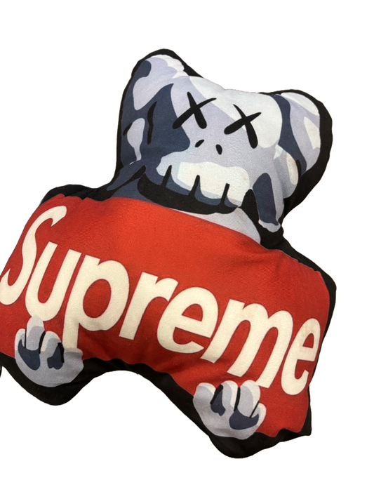 Kaws supreme pillow