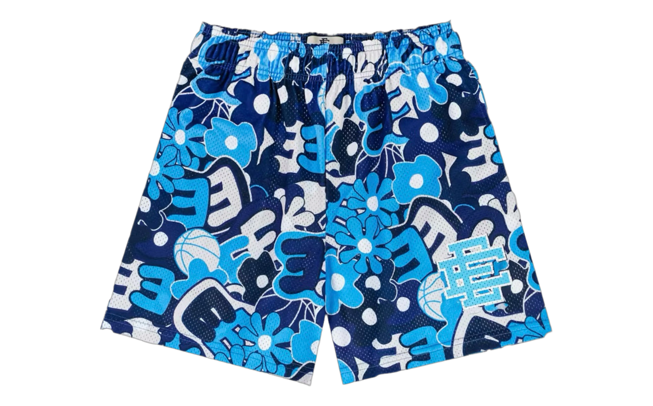 Blue Eric Emanuel Hawaiian shorts