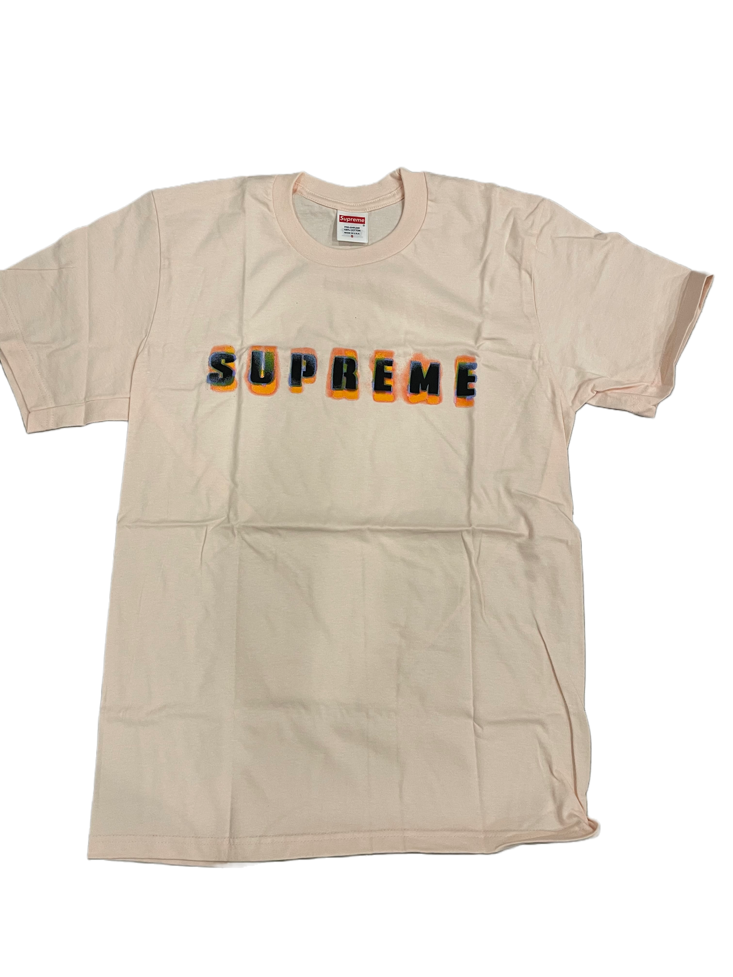 Supreme Stencil Tee Pale Pink