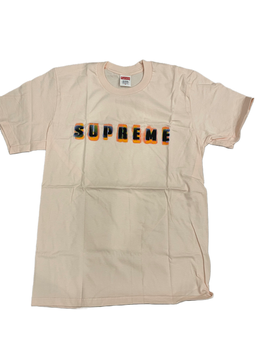 Supreme Stencil Tee Pale Pink