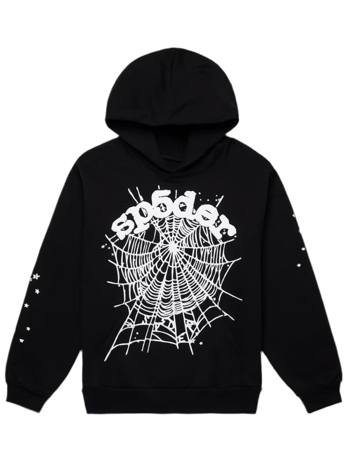 Black OG web sp5der hoodie