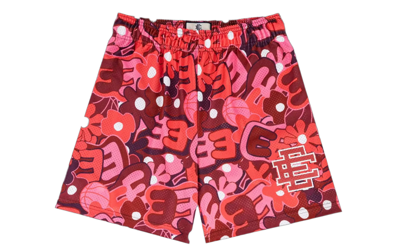 Red Eric Emanuel Hawaiian shorts