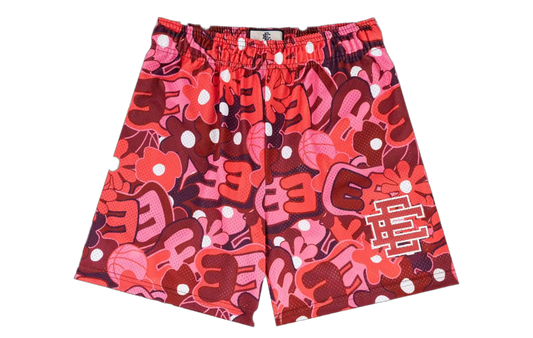 Red Eric Emanuel Hawaiian shorts